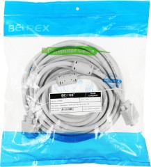 Кабель DB15 (m) DB15 (m) 15м (CABLE15) феррит.кольца серый