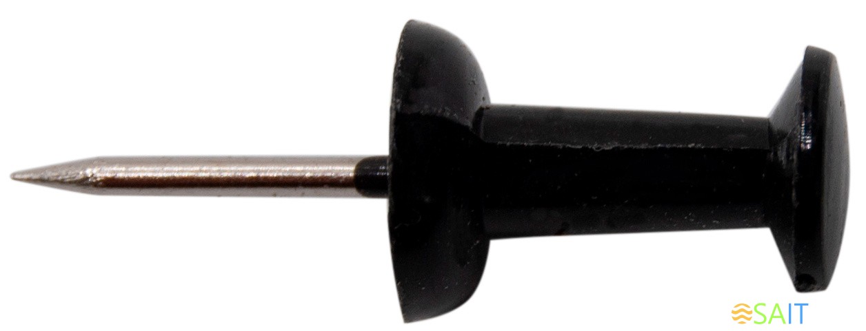 Гвоздики Silwerhof 502019 металл черный (упак.:50шт) картонная коробка