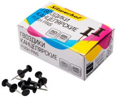 Гвоздики Silwerhof 502019 металл черный (упак.:50шт) картонная коробка