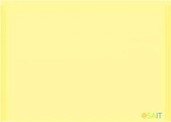 Конверт на кнопке Бюрократ Pastel -PKPAST/YEL A4 пластик 0.18мм желтый