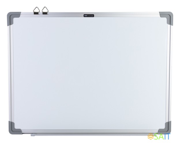 Доска магнитно-маркерная Deli EV600 магнитно-маркерная лак белый 60x90см