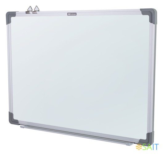 Доска магнитно-маркерная Deli EV600 магнитно-маркерная лак белый 60x90см