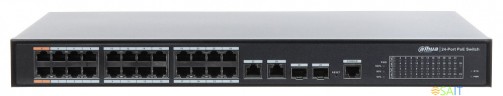 Коммутатор Dahua DH-PFS4226-24ET-240 (L2+) 24x100Мбит/с 2x1Гбит/с 2xКомбо(1000BASE-T/SFP) 22PoE+ 2PoE++ 240W управляемый