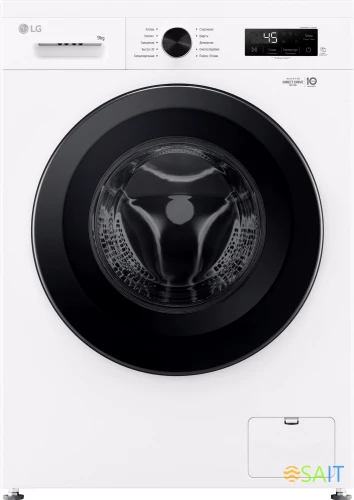 Стиральная машина LG F2Y1VS6W класс: A загр.фронтальная макс.:9кг белый инвертор