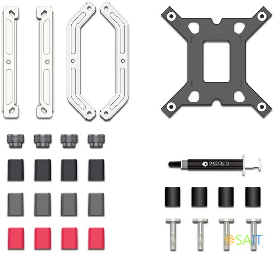 Устройство охлаждения(кулер) ID-Cooling Frozn A410 ARGB Soc-AM5/AM4/1200/1700/1851 белый 4-pin 29.9dB Al+Cu 220W 730gr Ret (FROZN A410 ARGB WHITE)