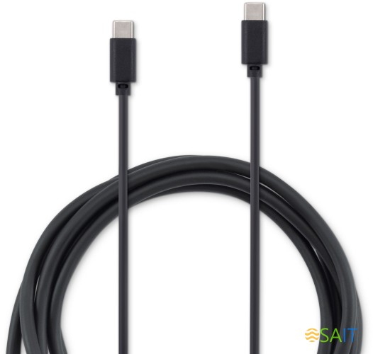 Кабель Buro BU-USB-CC-1.2M-100W USB Type-C (m)-USB Type-C (m) 1.2м черный