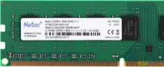 Память DDR3 8GB 1600MHz Netac NTBSD3P16SP-08 Basic RTL PC3-12800 CL11 DIMM 240-pin 1.5В dual rank Ret