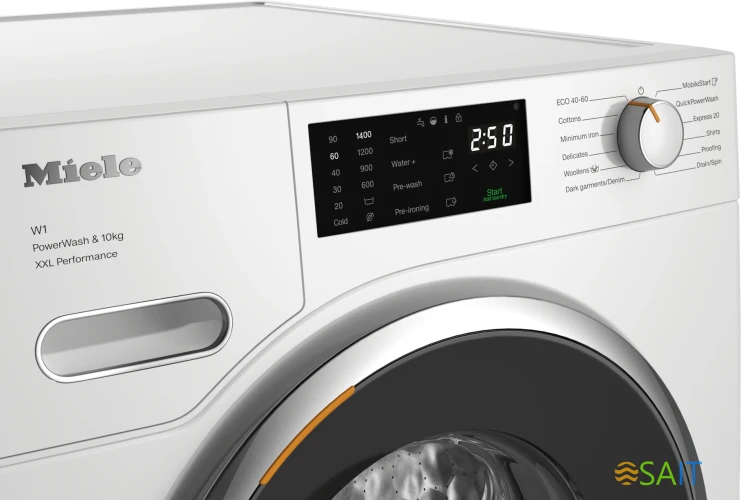 Стиральная машина Miele WWK360 WCS EU1 LW пан.англ. класс: A загр.фронтальная макс.:10кг белый инвертор