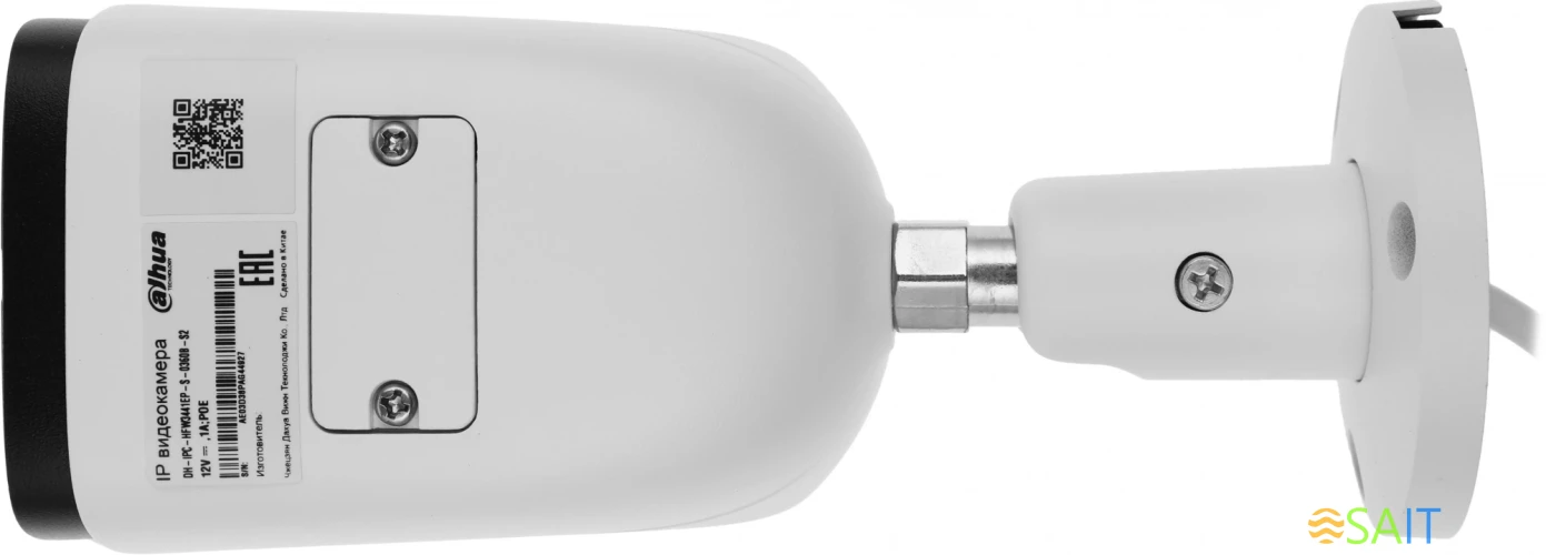 Камера видеонаблюдения IP Dahua DH-IPC-HFW3441E-S-0360B-S2 3.6-3.6мм цв. корп.:белый (DH-IPC-HFW3441EP-S-0360B-S2)
