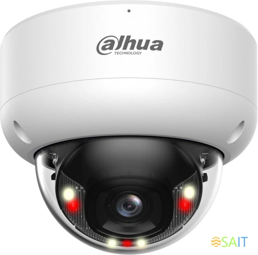 Камера видеонаблюдения IP Dahua DH-IPC-HDBW3449EP-AS-IL-0280B 2.8-2.8мм цв. корп.:белый