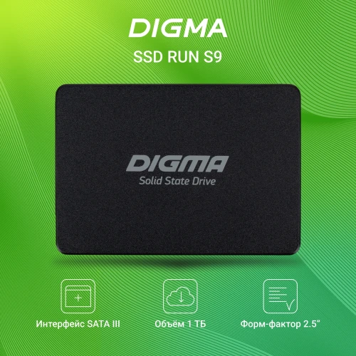 Накопитель SSD Digma SATA-III 1TB DGSR2001TS93T Run S9 2.5"