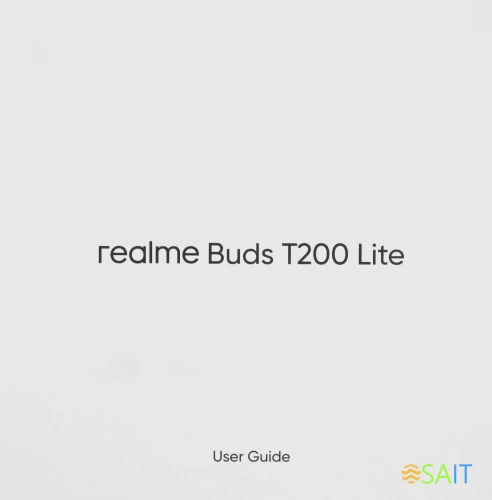 Гарнитура внутриканальные Realme Buds T200 Lite черный беспроводные bluetooth в ушной раковине (6941764454491)