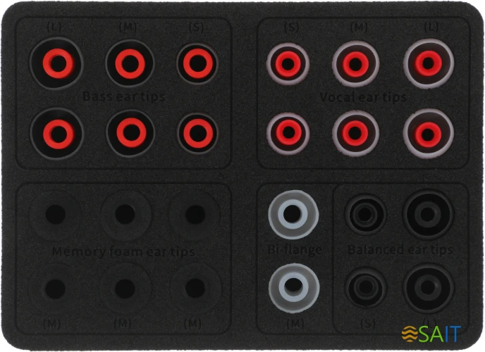 Наушники вкладыши Fiio FH5S 1.2м черный/медный проводные в ушной раковине (80001473)