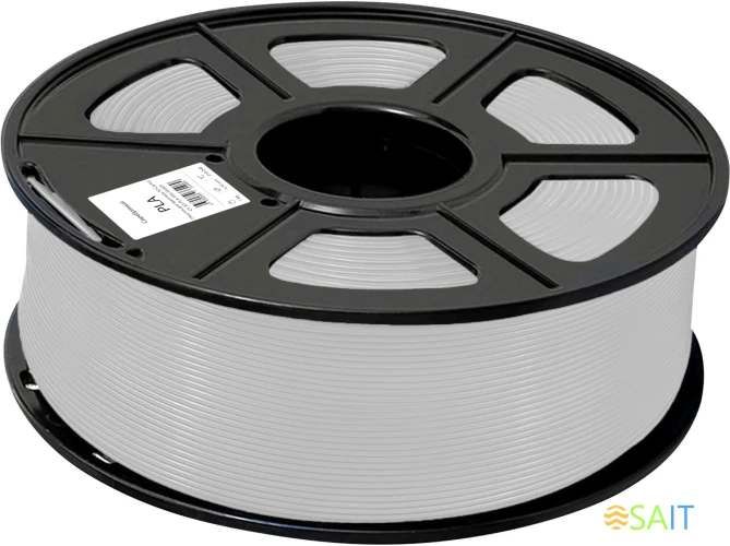 Пластик для принтера 3D Cactus CS-3D-PLA-1KG-SILVER PLA d1.75мм 1кг L326м 1цв.