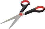 Ножницы Silwerhof Smart Eco универсальные 170мм ручки с резиновой вставкой черный/красный