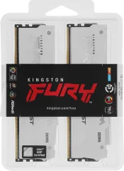 Память DDR5 2x32GB 5200MHz Kingston KF552C40BWAK2-64 Fury Beast RGB RTL Gaming PC5-41600 CL40 DIMM 288-pin 1.25В single rank с радиатором Ret