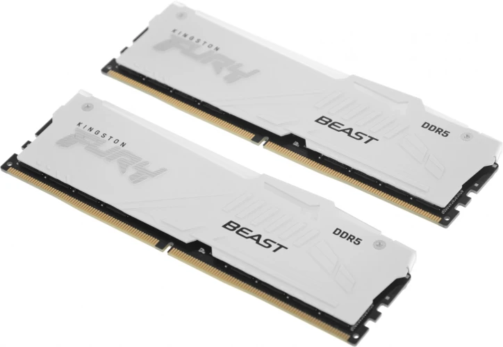 Память DDR5 2x32GB 5200MHz Kingston KF552C40BWAK2-64 Fury Beast RGB RTL Gaming PC5-41600 CL40 DIMM 288-pin 1.25В single rank с радиатором Ret