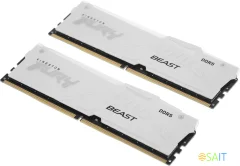 Память DDR5 2x32GB 5200MHz Kingston KF552C40BWAK2-64 Fury Beast RGB RTL Gaming PC5-41600 CL40 DIMM 288-pin 1.25В single rank с радиатором Ret