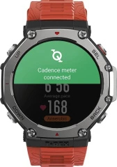 Смарт-часы Amazfit T-Rex 3 A2323 48.5мм 1.5" AMOLED корп.темно-серый рем.красный разм.брасл.:145-210мм