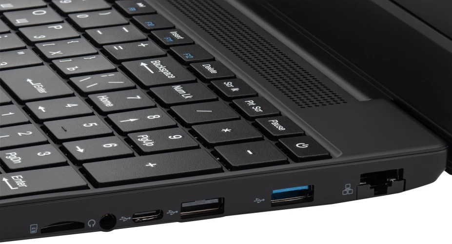 Ноутбук IRU Tactio 15ALG Core i5 1335U 16Gb SSD512Gb Intel Iris Xe graphics 15" IPS FHD Windows 11 Pro 64 black WiFi BT (2125433)