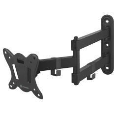 Кронштейн для телевизора Onkron R4 черный 10"-32" макс.25кг настенный поворот и наклон