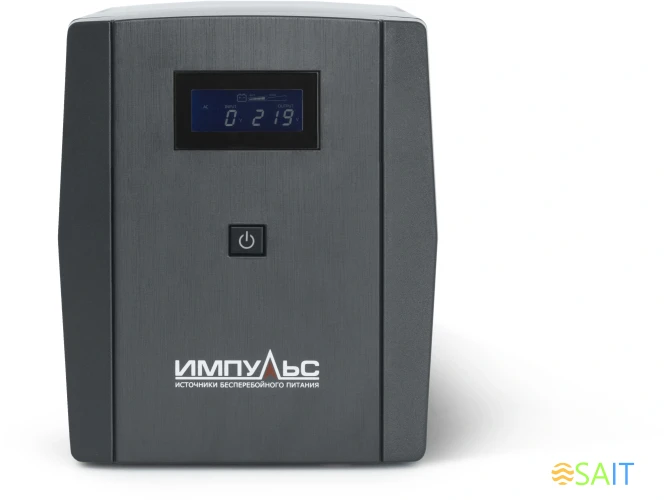 Источник бесперебойного питания Импульс Юниор Смарт 1200 720Вт 1200ВА черный