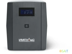 Источник бесперебойного питания Импульс Юниор Смарт 1200 720Вт 1200ВА черный