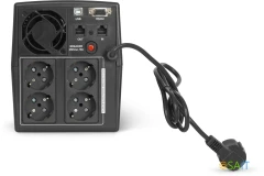 Источник бесперебойного питания Импульс Юниор Смарт 1200 720Вт 1200ВА черный