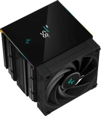 Устройство охлаждения(кулер) Deepcool AK620 Digital Soc-AM5/AM4/1200/1700/1851 черный 4-pin 28dB Al+Cu LCD 260W 1486gr Ret (R-AK620-BKADMN-G)