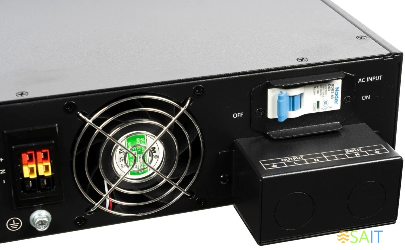 Источник бесперебойного питания Бастион SKAT-UPS 10000-RACK-ON 9000Вт 10000ВА черный без батареи