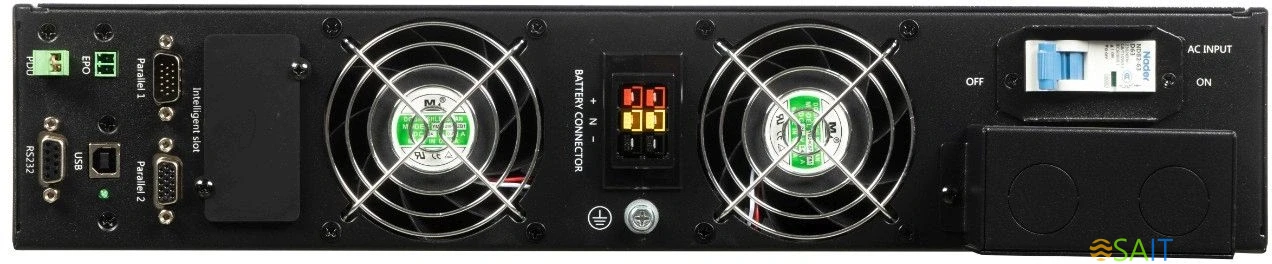 Источник бесперебойного питания Бастион SKAT-UPS 10000-RACK-ON 9000Вт 10000ВА черный без батареи