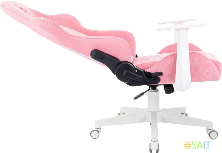 Кресло игровое A4Tech Bloody GC-930 розовый с подголов. крестов. пластик пластик белый