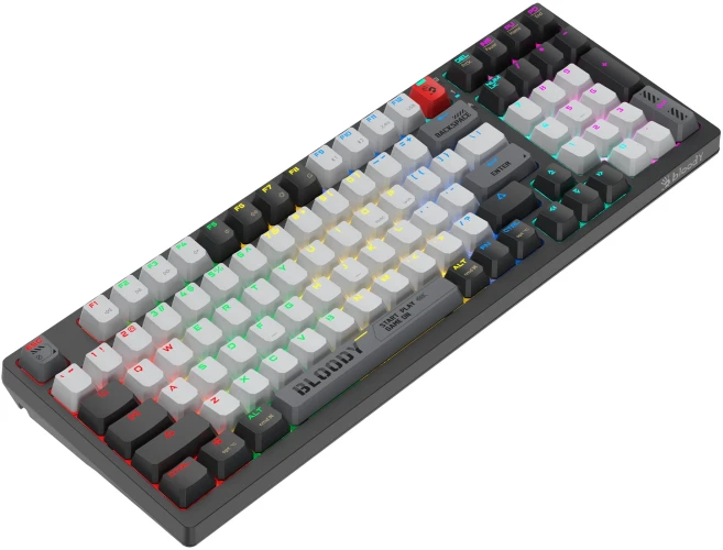 Клавиатура A4Tech WS98 механическая черный/серый USB беспроводная BT/Radio for gamer LED