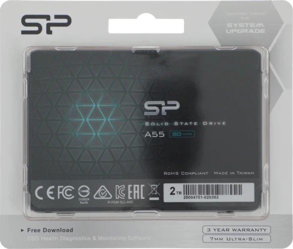 Накопитель SSD Silicon Power SATA-III 2TB SP002TBSS3A55S25 Ace A55 2.5"