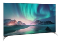 Телевизор QLED Hyundai 65" H-LED65QBU7500 Android TV Frameless черный/серебристый 4K Ultra HD 60Hz DVB-T DVB-T2 DVB-C DVB-S DVB-S2 USB WiFi Smart TV