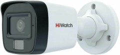 Камера видеонаблюдения аналоговая HiWatch DS-T200A(B) (2.8MM) 2.8-2.8мм HD-TVI цв. корп.:белый