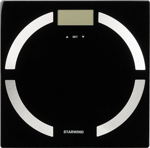 Весы напольные электронные Starwind SSP6051 макс.180кг черный