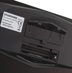 Весы напольные электронные Starwind SSP6051 макс.180кг черный