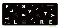 Коврик для мыши A4Tech FStyler FP75 XL черный/белый 750x300x2мм (FP75 BLACK)