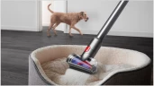 Пылесос Dyson SV46 V12 Detect Slim Absolute 545Вт серебристый/желтый