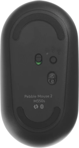 Мышь Logitech Pebble 2 M350S графитовый оптическая 4000dpi silent беспров. BT для ноутбука 2but (910-006988)