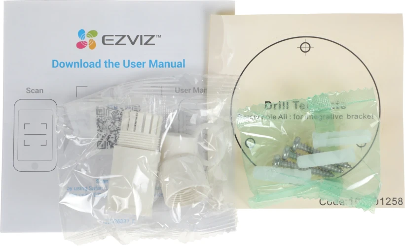 Камера видеонаблюдения IP Ezviz CS-H3C Wi-Fi 2.8-2.8мм цв. корп.:белый (H3C COLOR)