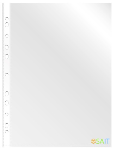 Папка-вкладыш Бюрократ Люкс 013GFLUX глянцевые A4+ 50мкм (упак.:100шт)