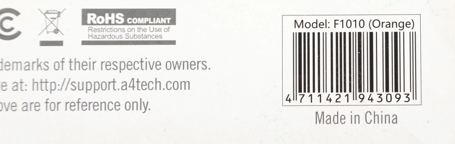 Клавиатура + мышь A4Tech Fstyler F1010 клав:черный/оранжевый мышь:черный/оранжевый USB Multimedia (F1010 ORANGE)