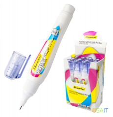 Ручка корректор Silwerhof 443007 9мл дисплей картонный