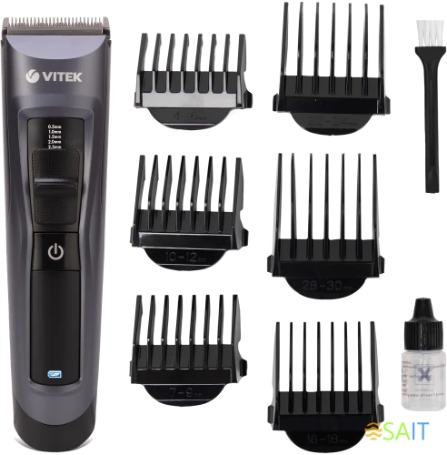 Машинка для стрижки Vitek VT-2582 черный 2.4Вт