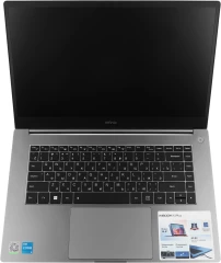Ноутбук Infinix Inbook X3 Plus 12TH XL31 Core i3 1215U 8Gb SSD256Gb Intel UHD Graphics 15.6" IPS FHD (1920x1080) Free DOS grey WiFi BT Cam (71008301378)