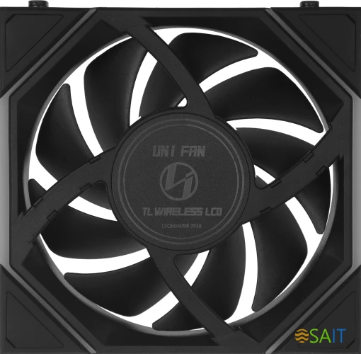 Вентилятор для корпуса Lian-Li Uni Fan TL Wireless LCD 120 LCD Reverse ARGB 120х124x28 черный 4-pin 31дБ (G99.12RTLLCD1W1B.R0) Ret