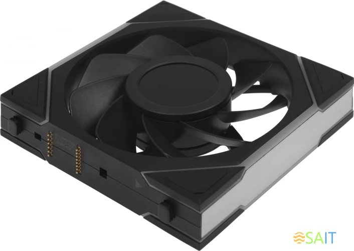 Вентилятор для корпуса Lian-Li Uni Fan TL Wireless LCD 120 LCD Reverse ARGB 120х124x28 черный 4-pin 31дБ (G99.12RTLLCD1W1B.R0) Ret