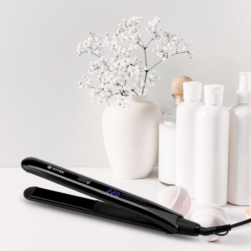 Выпрямитель Vitek 8286-VT-01 42Вт черный макс.темп.:220С покрытие:керамико-турмалиновое